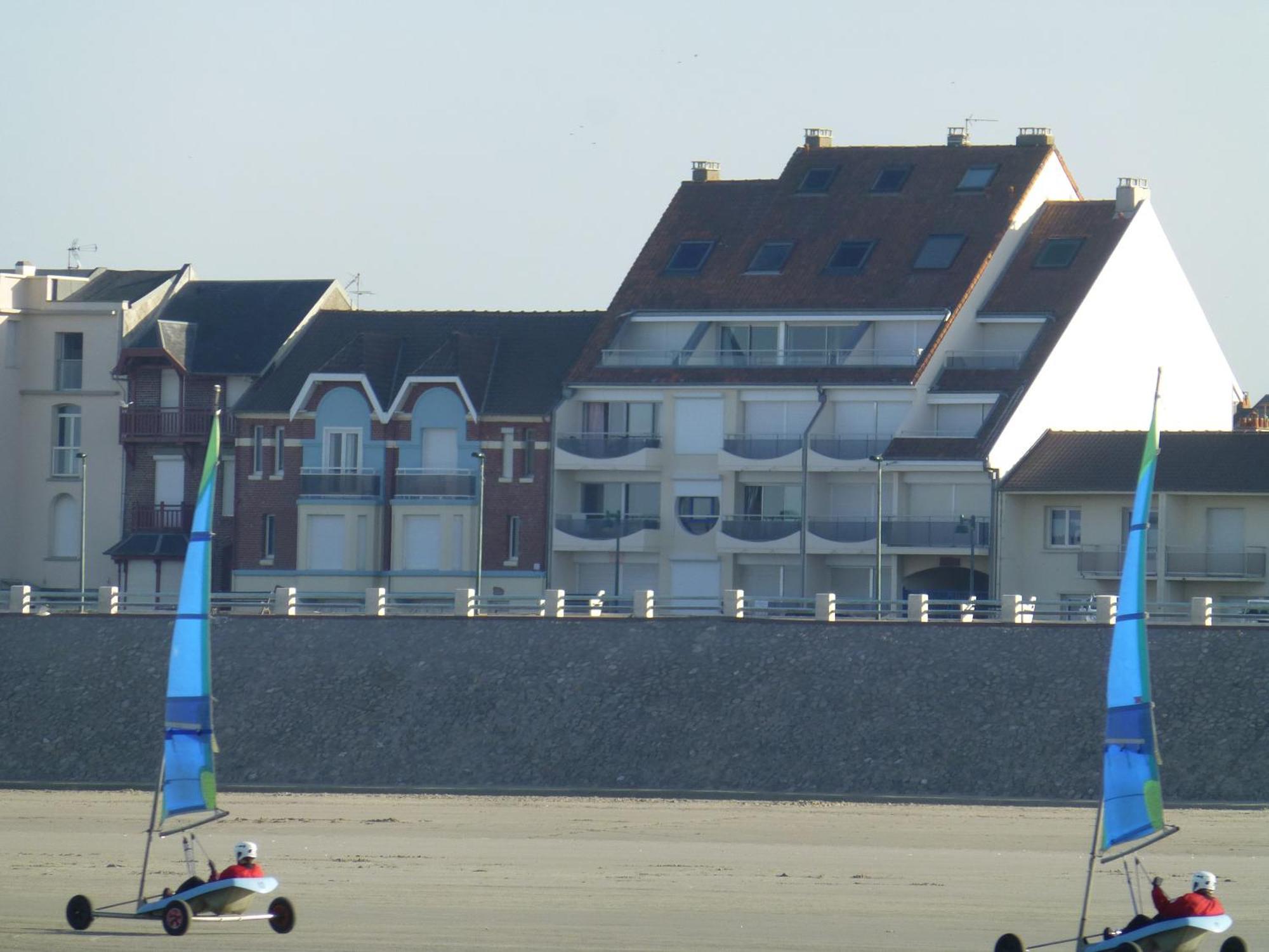 Appartement Face Mer Quend Exterior foto